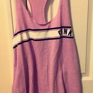 Vs pink muscle tee